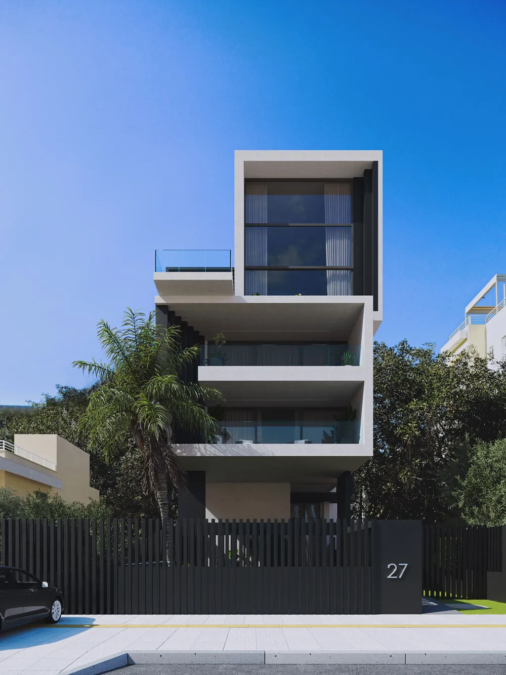 Exterior visualisation — street view (2)