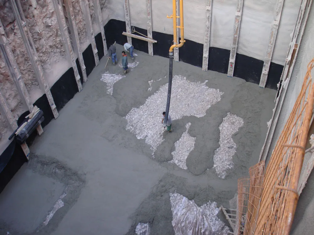 Blinding (lean) concrete layer
